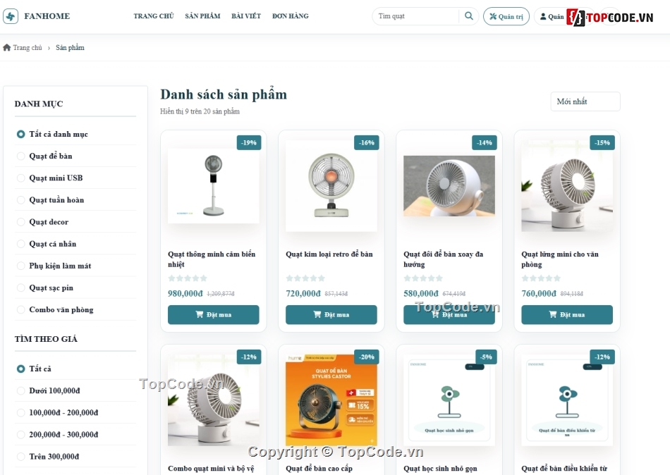 bán,bán quạt,bàn ăn,Web bán hàng văn phòng